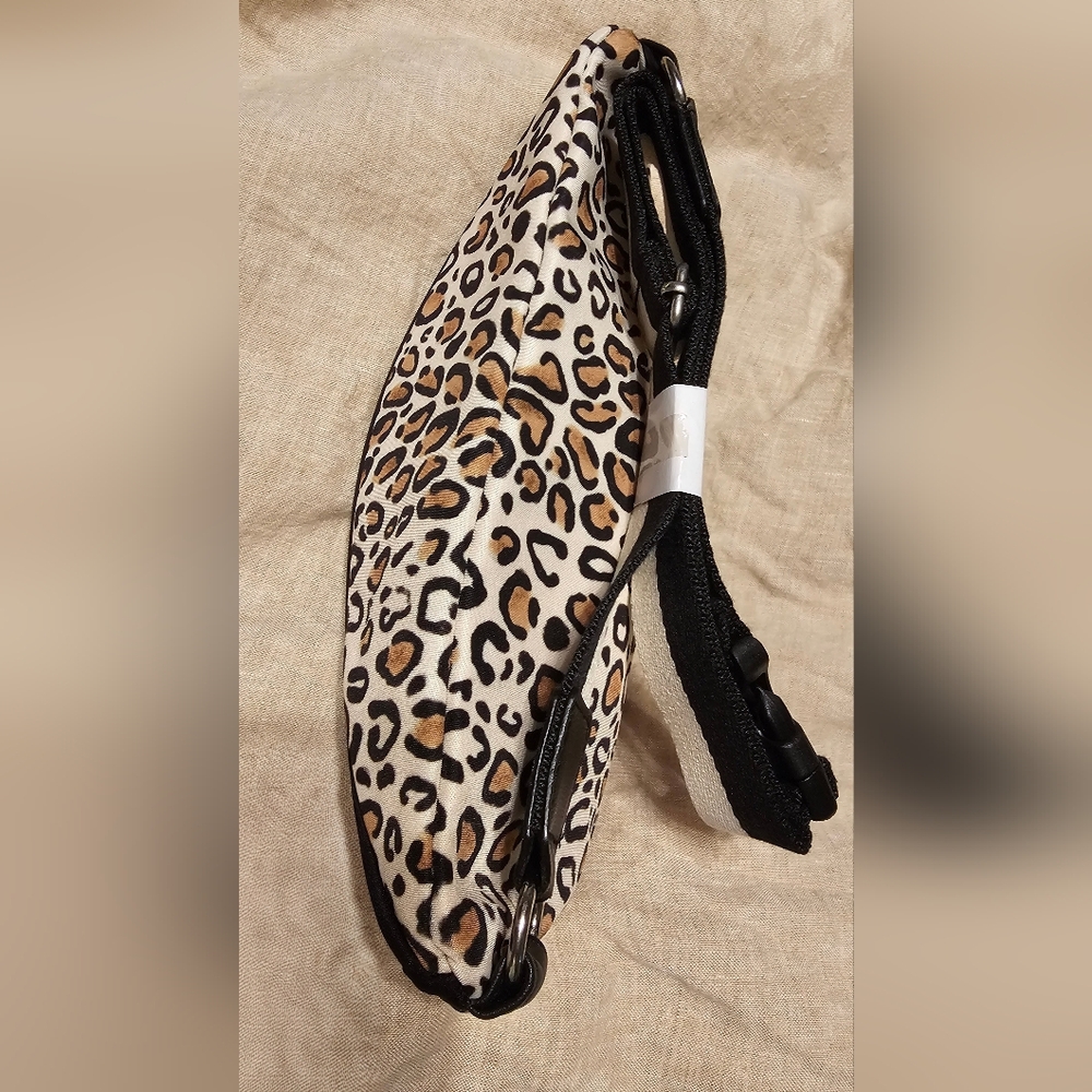 Brighton Wild Cat Leopard Print Crossbody Sling Belt Bag NWOT - Picture 8 of 16